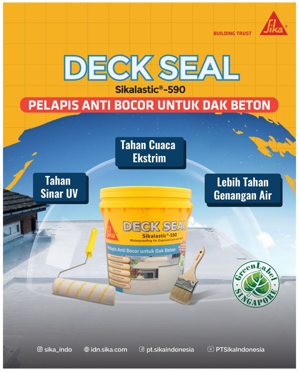 Sikalastic®-590 Hợp chất chống thấm thi công lỏng gốc PU-Acrylic phân tán, kinh tế, cải thiện khả năng kháng lại sự đọng nước