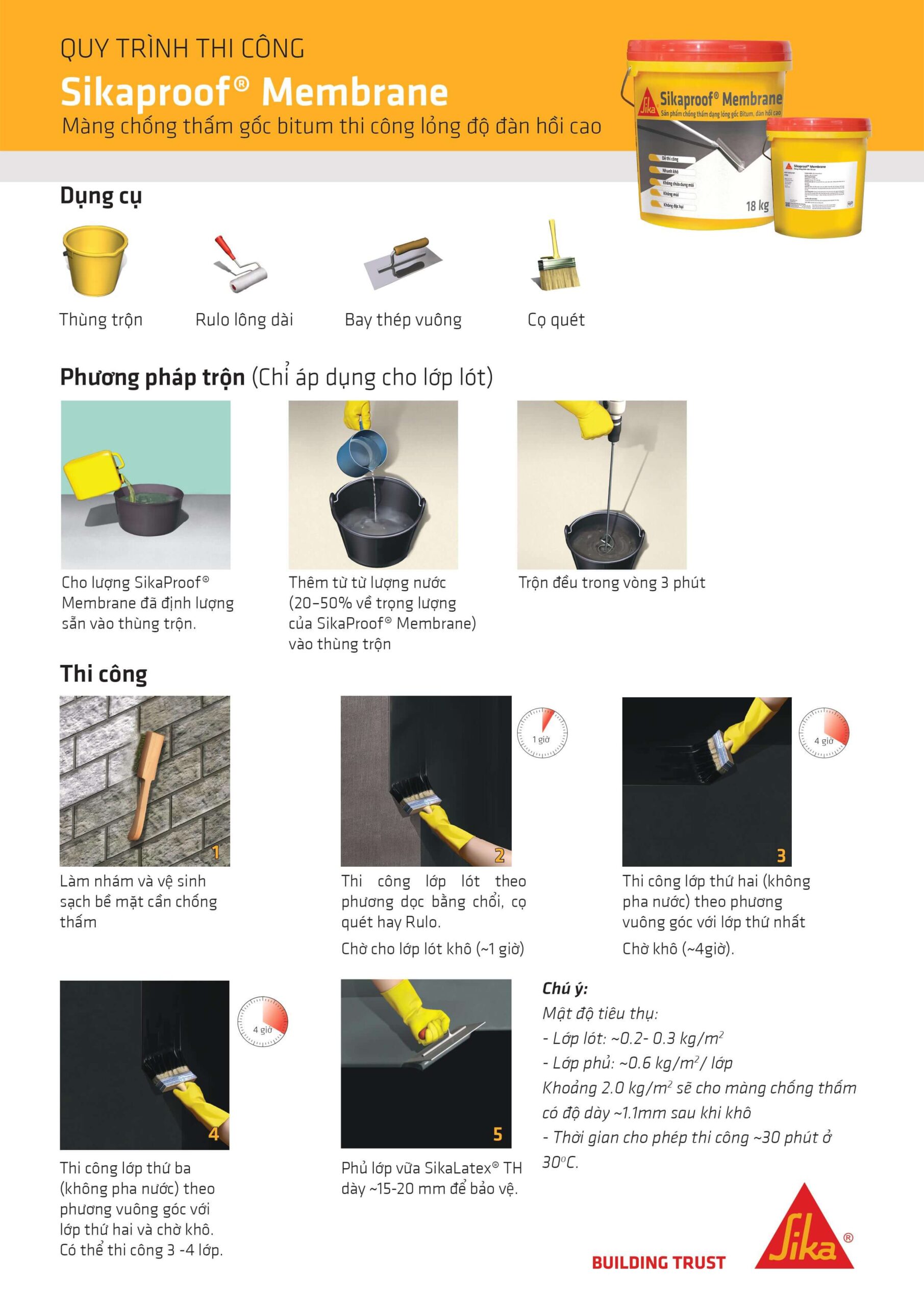 Sikaproof Membrane quy trinh thi cong scaled